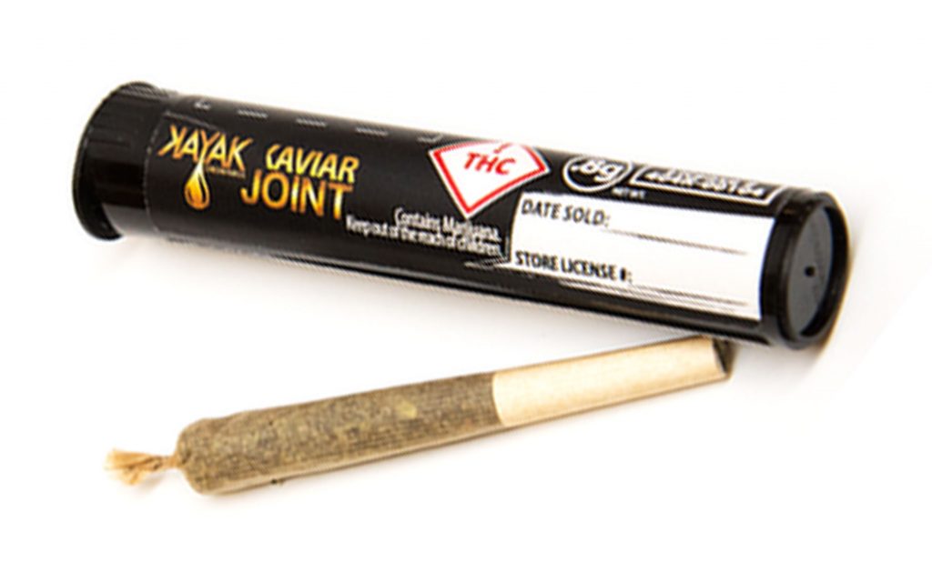 Caviar joints in Colorado: Kayak Cannabis Caviar Joints