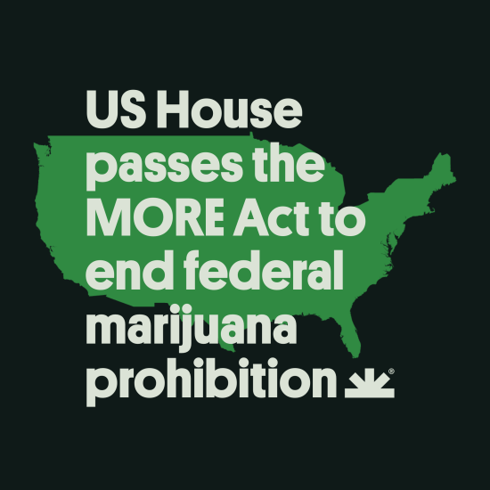 HISTORIC: House of Representatives Approves Bill to End Federal Marijuana Prohibition