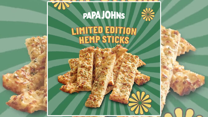 Papa Johns Launches New 'Hemp Sticks'