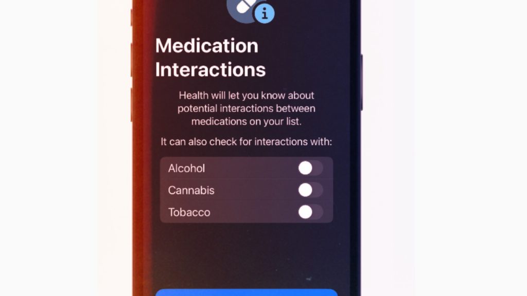 New iPhone Update takes Cannabis as a consideration in Health App