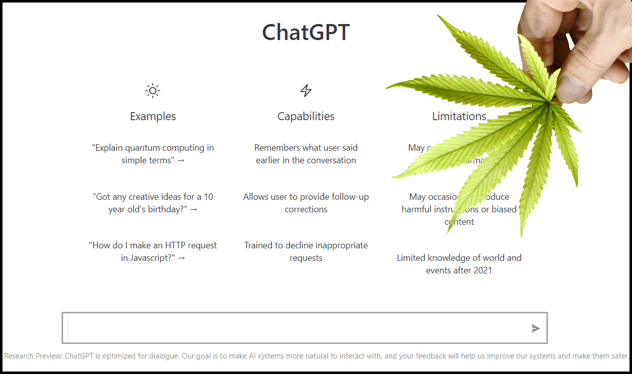 Users Ask ChatGPT's Feelings On Marijuana, Here Are The Results